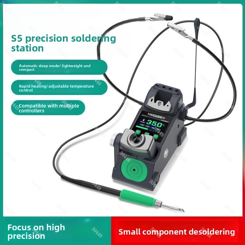 C210 Precision Soldering Station - Портативная прецизионная паяльная станция S5, комплект,