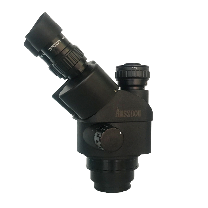 Профессиональная пластиковая т – обзор и цена Trinocular Stereo Microscope 7X-45X