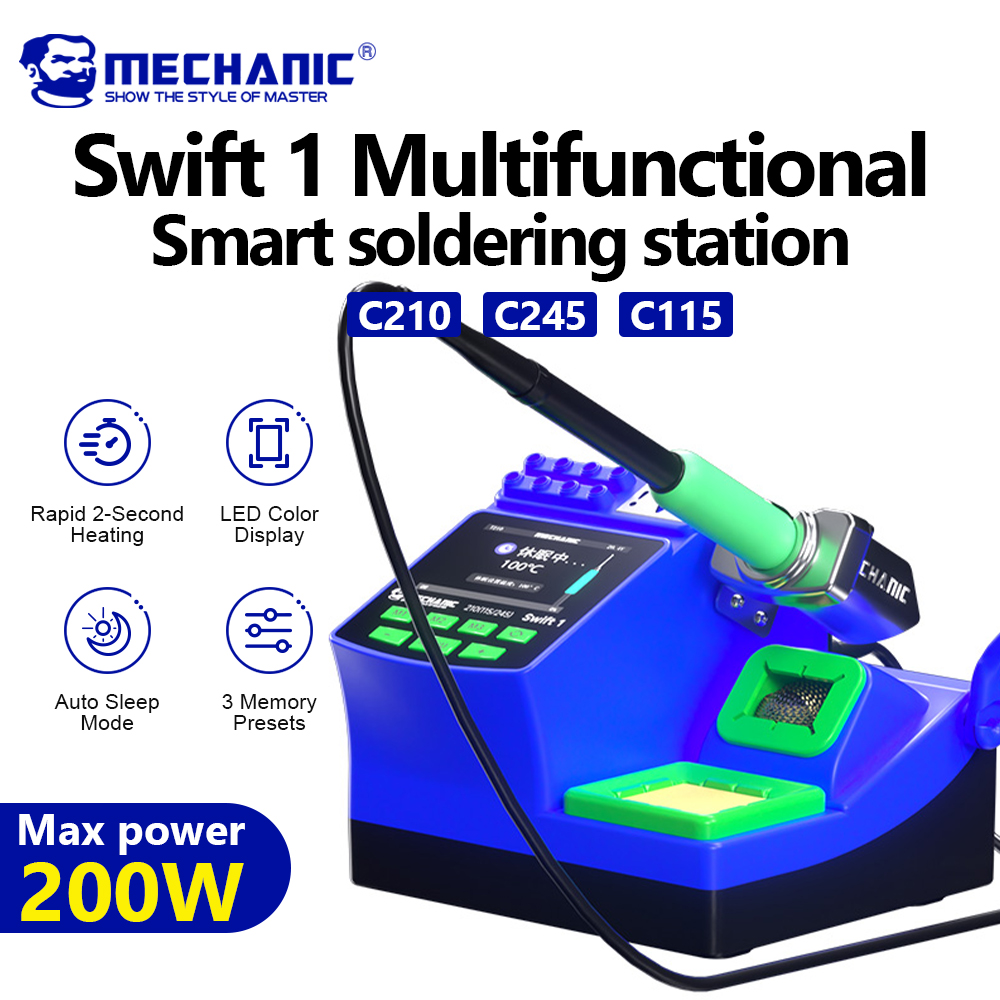 Цифровая паяльная станция MECH – обзор и цена C210 Precision Soldering Station