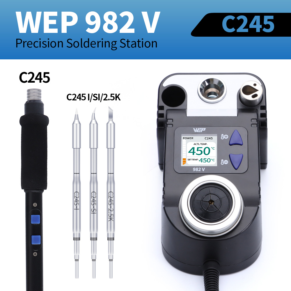 Набор для точной пайки WEP C21 – обзор и цена C210 Precision Soldering Station