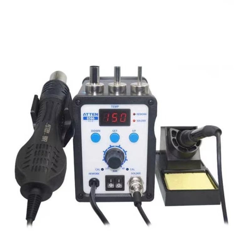 Паяльная станция ATTEN AT8586  – обзор и цена 2 In 1 Soldering Rework Station 750W