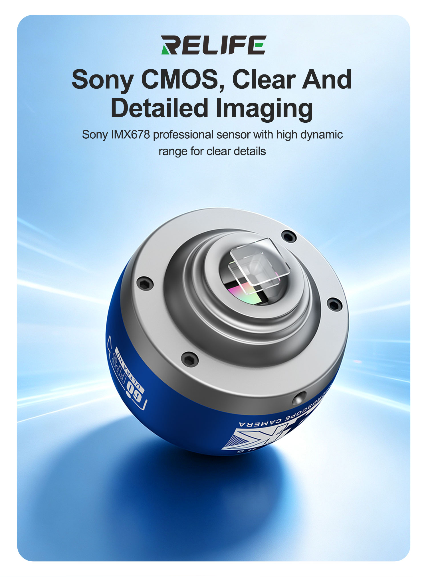 Микроскопная камера RELIFE MC5 – обзор и цена 4K Microscope Camera Sony Sensor