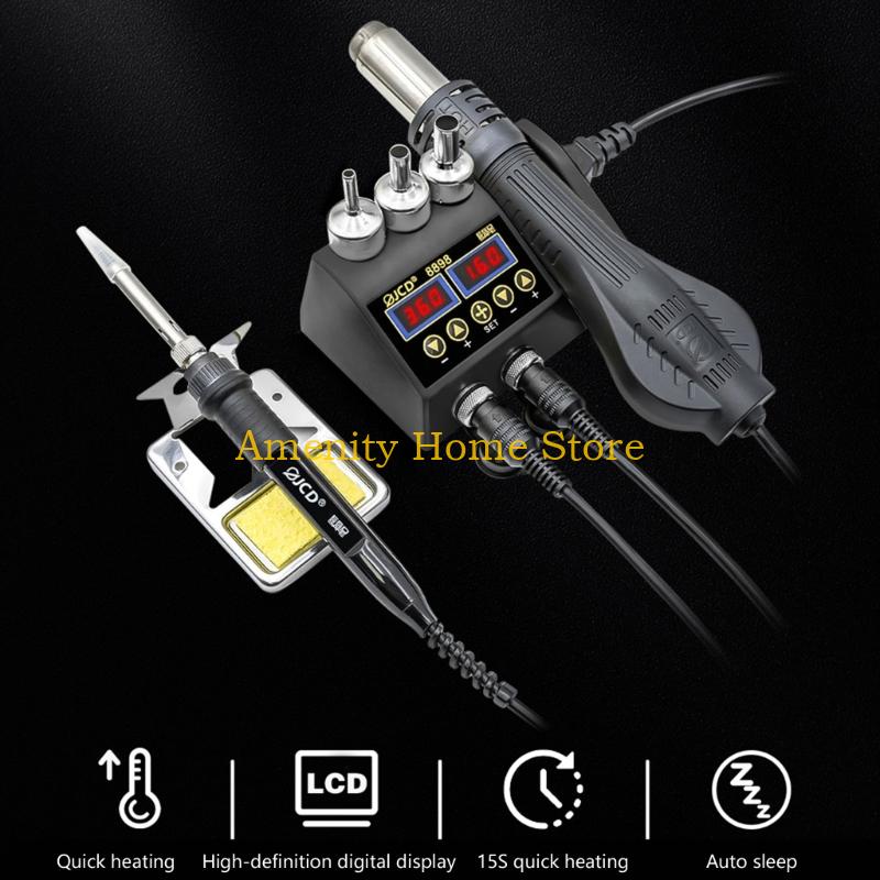 F26C 2 в 1 паяльник паяльная с – обзор и цена 2 In 1 Soldering Rework Station 750W